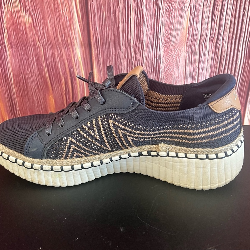 Skechers Navy Modern Comfort Wilshire Sneakers, W - Picture 6 of 15